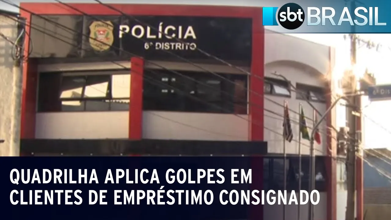 Quadrilha aplica golpes em clientes de empréstimo consignado | SBT Brasil (29/08/23)