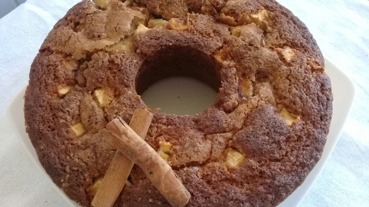 BOLO DE MAÇA com AVEIA de liquidificador fofinho fácil e rápido