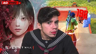 FREE FIRE 10 BOOYAH NA RANKED!!! SILENT HILL F PARTE 1 JOGO JAPONES - VEM!!!