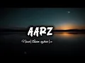 Aarzu|with lyrical music|noor khan,asim ahar,madhurxo|official music|Abbas_only|