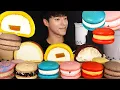 Download Lagu ASMR MUKBANG TOKYO ROLL CAKE \u0026 MACAROON \u0026 BUBBLE TEA