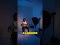Get professional look using just one light