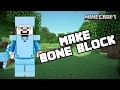 How to Make Bone Block in Minecraft 2024