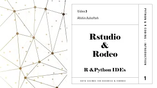 R Python Essentials 3 A Practical Tour of the Main Panels in Rodeo and RStudio