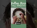 DIY Dollar Store Pottery Barn Lookalike Fall Wreath