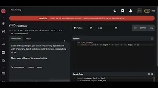 Codewars Fake Binary Python 8 kyu