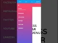 Toggle Menu Animation using HTML CSS