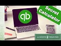 QuickBooks has a Secret Calculator