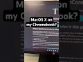 Can I run Mac OS X on my Chromebook #tech #chromebook #macos #techtok #yaptech