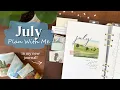 July Bullet Journal Set Up In my NEW Journal System PLAN WITH ME