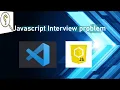Javascript interview String problem