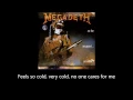 Megadeth - In My Darkest Hour (Lyrics)