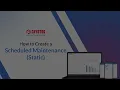 How to Create Scheduled Maintenance Static in Cryotos CMMS Software
