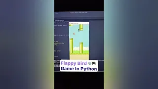 flappy bird game in python source code how to create game using python Game Source code program