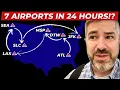 Can I fly to EVERY DELTA HUB Airport in 24 HOURS