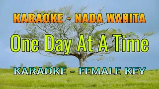 one day at a time karaoke female key nada wanita