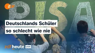 PISA-Studie 2025: Deutschlands Schüler auf historischem Tiefstand | ZDFheute live