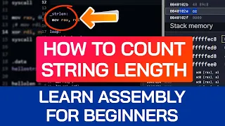 String Length Function Assembly Tutorial for Beginners x86-64 Architecture Learn Programming