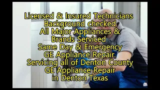 GE Appliance Repair Denton TX 469-780-4292