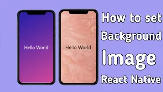 How to set background image in react native image in react native latest technology