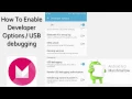 How To Enable Developer debugging Mode on Android 6 0 1 0 0 Oreo
