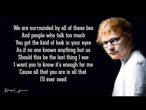 Download MP3 Ed Sheeran - Tenerife Sea (Lyrics) 🎵