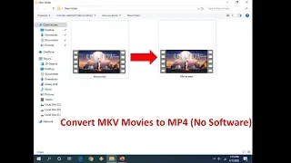 How to Convert MKV to MP4 Without Using Any Software