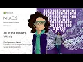 Eve Logunova-Parker s keynote at MLADS by Microsoft in AltspaceVR - AI in the Modern World