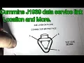 Cummins Diesel ISX ISB service J1939 service data link location and More