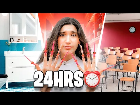 24 HORAS CON LAS UÑAS MÁS LARGAS DEL MUNDO! ?