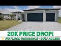 20K PRICE DROP Gulf Access NEW Construction NO Flood Insurance