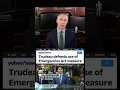 Prime Minister Justin Trudeau Invokes Rare Emergency Act to Quell 'Freedom Convoy' Protest #shorts