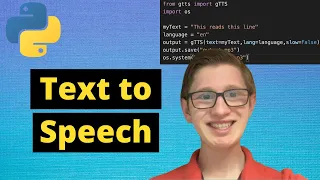 Python Tutorial 41 Text to Speech