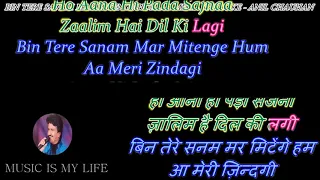 bin tere sanam mar mitenge hum karaoke with scrolling lyrics eng u0026 