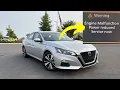 Engine malfunction power reduced service now warning in Nissan