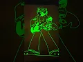 FNaF GLOW IN THE DARK Coloring Book PAGE 13 - TIGER ROCK GLAMROCK