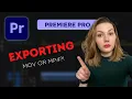 Download Lagu Exporting in Premiere Pro | MOV or MP4??