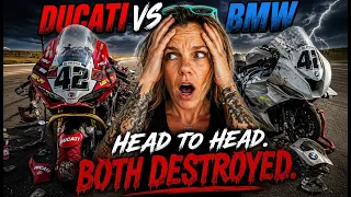 Ducati vs BMW🏍️Neither Made It Home...