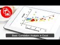 Perform Basic Correlation Analysis in Excel