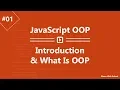 Learn JavaScript OOP in Arabic - Introduction And What s OOP