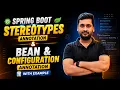 Stereotypes annotation Bean Configuration annotation with example