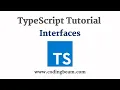 Interfaces TypeScript Tutorial Coding Beam