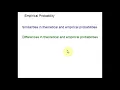 Empirical Probability