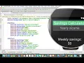 Java - Reference Color Variables Savings Calculator Project