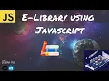 E-Library using javascript code in my github acc