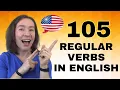 105 Regular English Verbs with - ED in the Past Pronunciation Practice