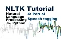 Part of Speech Tagging - Natural Language Processing With Python and NLTK p 4