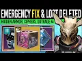 Destiny 2: EMERGENCY PATCH \u0026 BUNGIE APOLOGY! Secret ARMOR, New Changes, Rare Loot, Hidden Ciphers