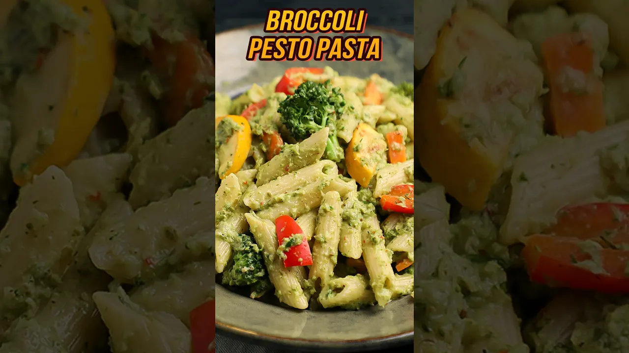 Broccoli Pesto Pasta   How to Make Broccoli Pesto Pasta Recipe at Home