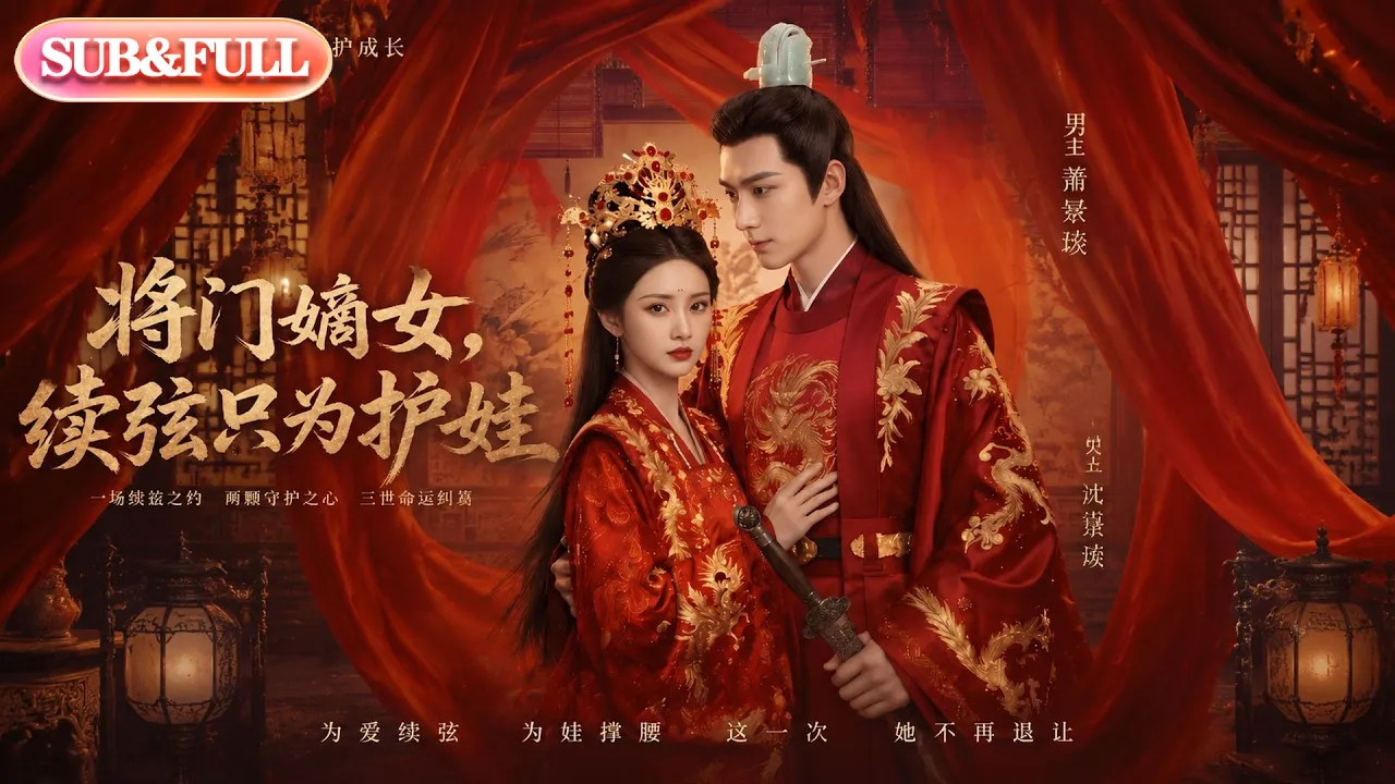 【全集FULL】《将门嫡女，续弦只为护娃》| AI短剧 | ENG SUB #薄荷听书 #cdrama #latest #热门短剧 #都市 #重生 #逆袭 #现代 #甜宠 poster